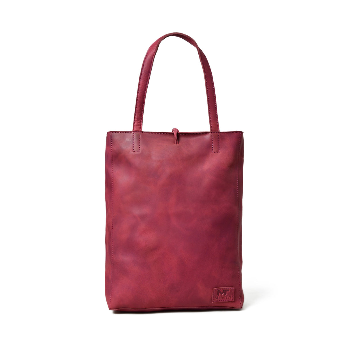 Maroon Leather Tote Bag by Classy Leather Bags
