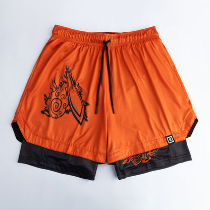 The Clan Killer 2-in-1 lined shorts with compression liner