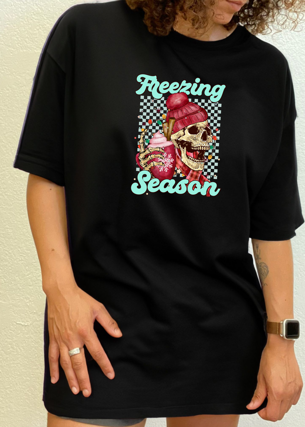 Freezing Season unisex bamboo graphic T-shirt – view 9
