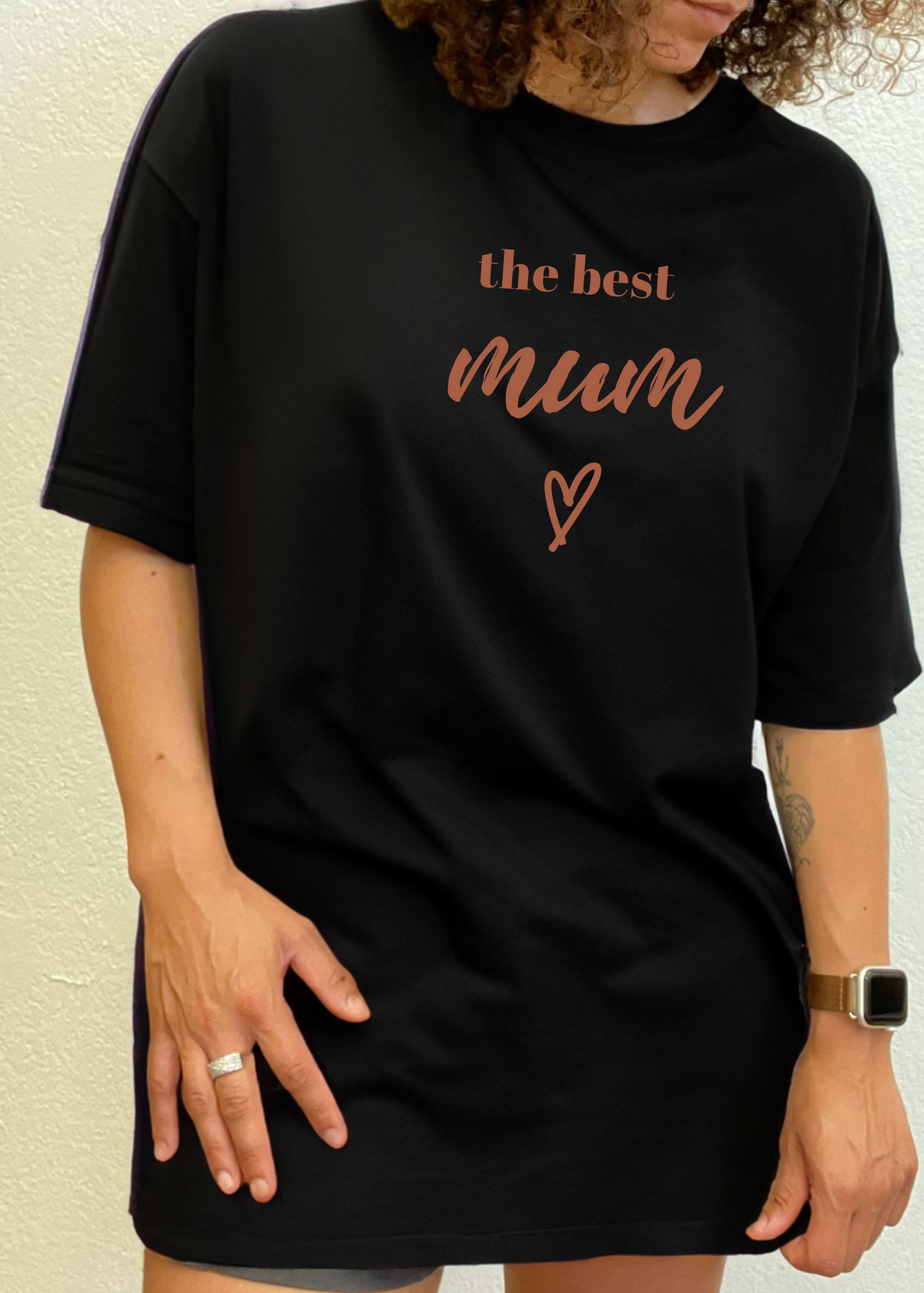 The Best Mum unisex bamboo graphic T-shirt – view 7