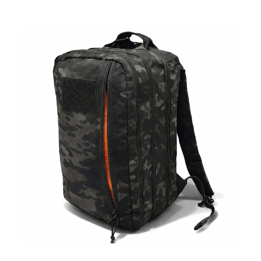 Recycled Firefighter 12 Hour Plus Backpack, 500D Cordura, MultiCam Black, view 2