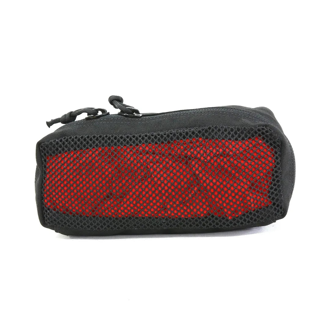 Recycled Firefighter 12 Hour Mesh Pouch, small