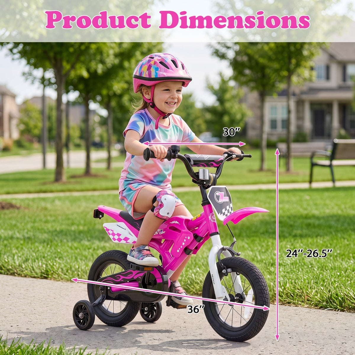 12 Inch Kids Bike with Training Wheels Ages 3-4Kids BikeTorqelo.com