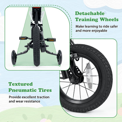 12-inch kids bike with training wheels for ages 3-4, GBruno Store, view 6