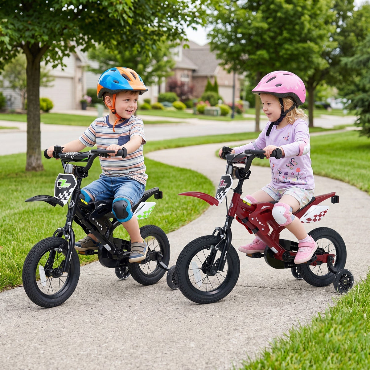 12 Inch Kids Bike with Training Wheels Ages 3-4Kids BikeTorqelo.com