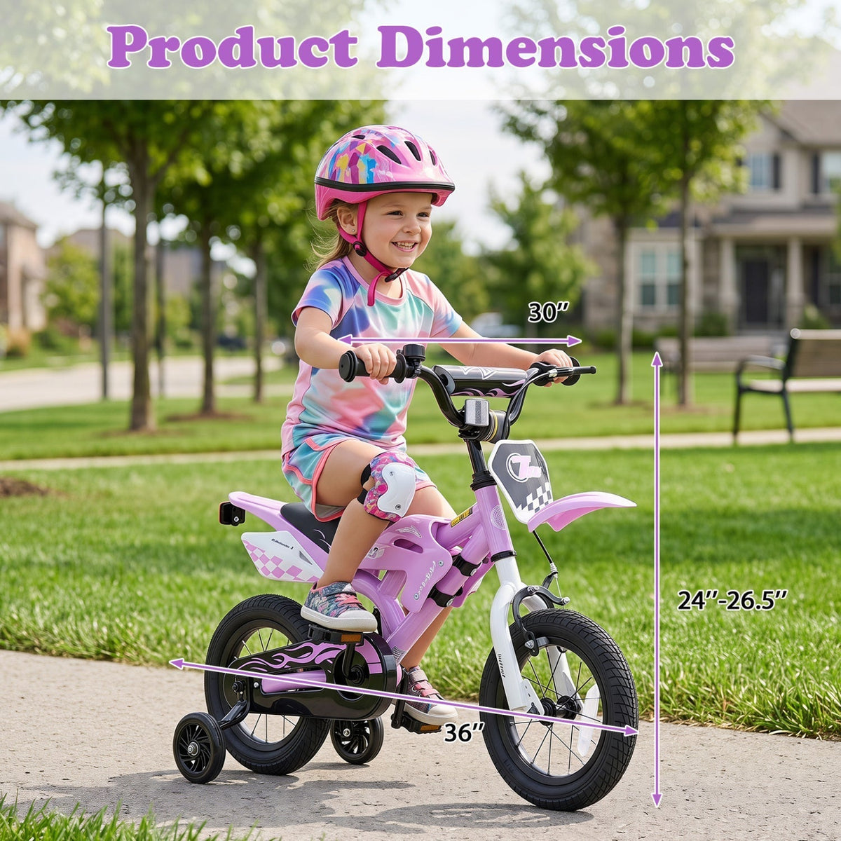 12 Inch Kids Bike with Training Wheels Ages 3-4Kids BikeTorqelo.com
