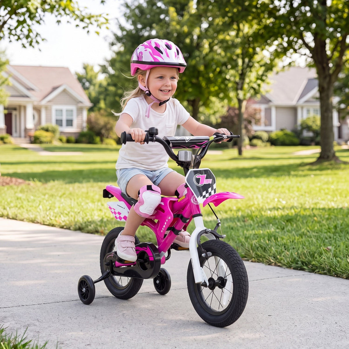 12 Inch Kids Bike with Training Wheels Ages 3-4Kids BikeTorqelo.com