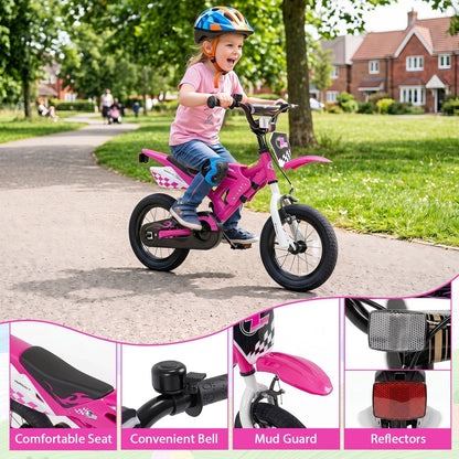 12 Inch Kids Bike with Training Wheels Ages 3-4Kids BikeTorqelo.com