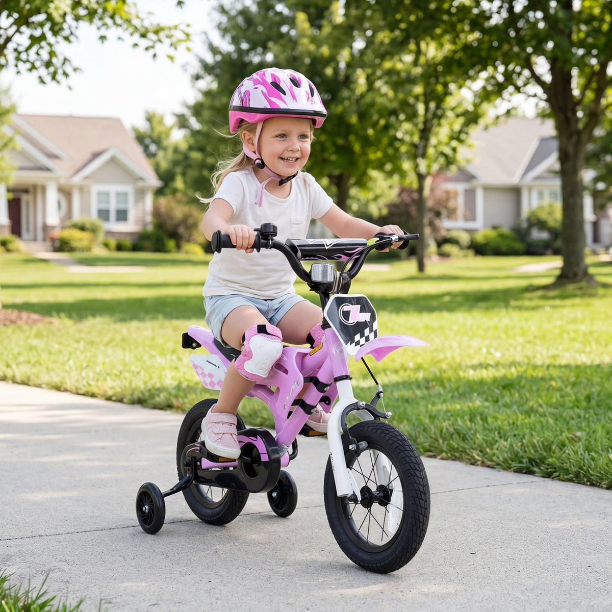 12 Inch Kids Bike with Training Wheels Ages 3-4Kids BikeTorqelo.com