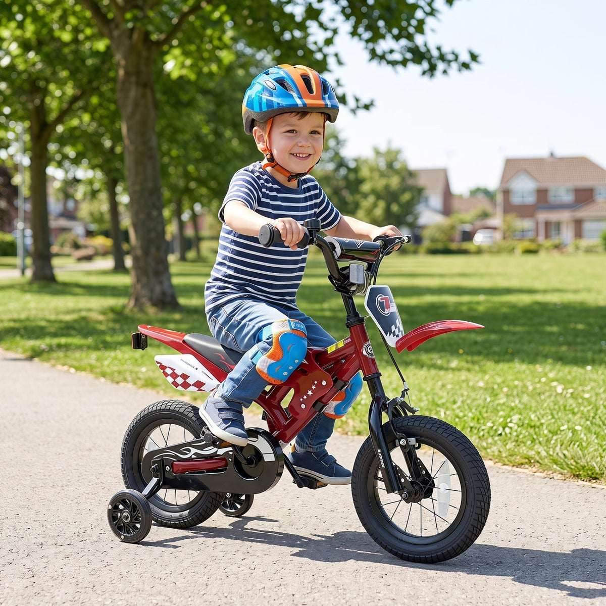 12 Inch Kids Bike with Training Wheels Ages 3-4Kids BikeTorqelo.com
