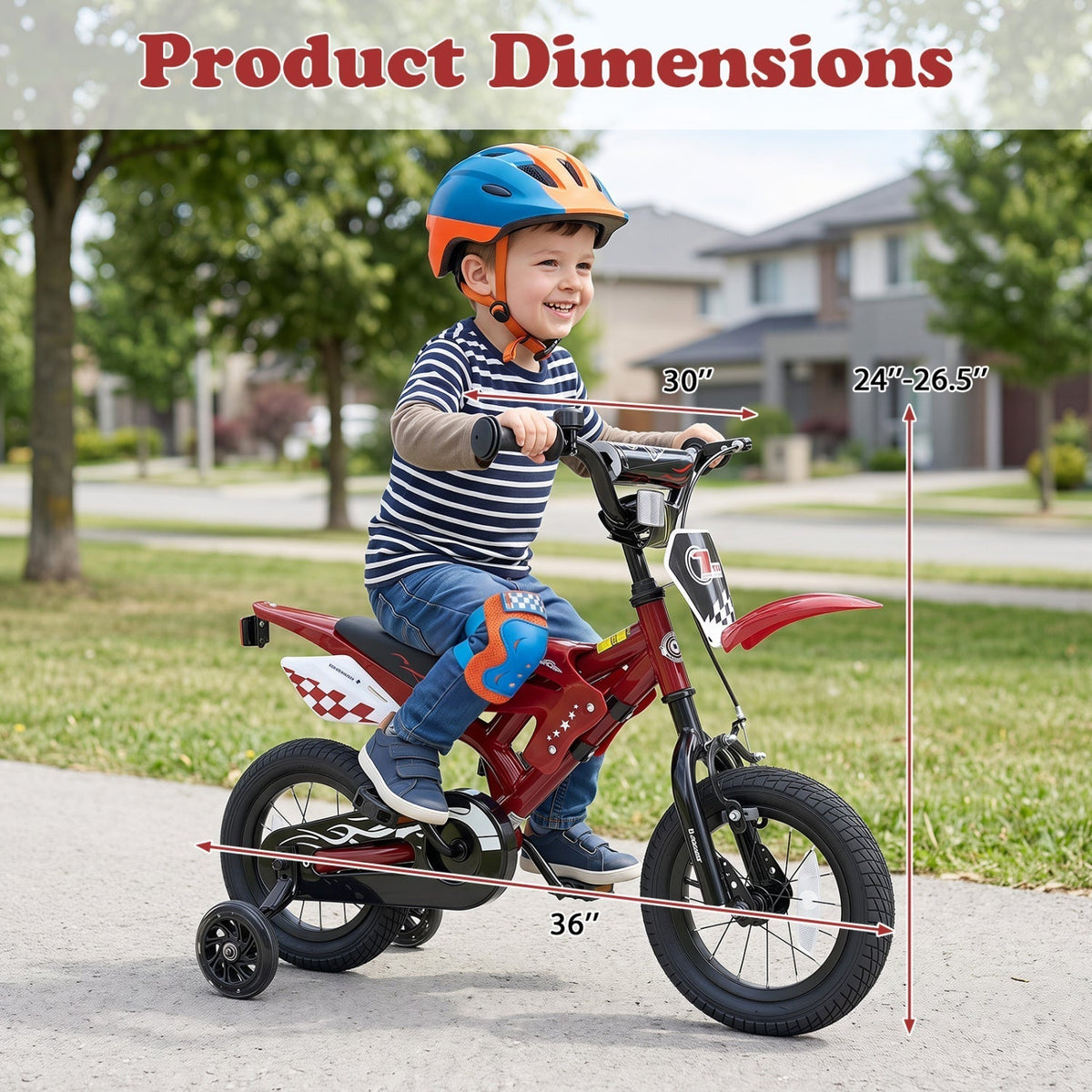12 Inch Kids Bike with Training Wheels Ages 3-4Kids BikeTorqelo.com