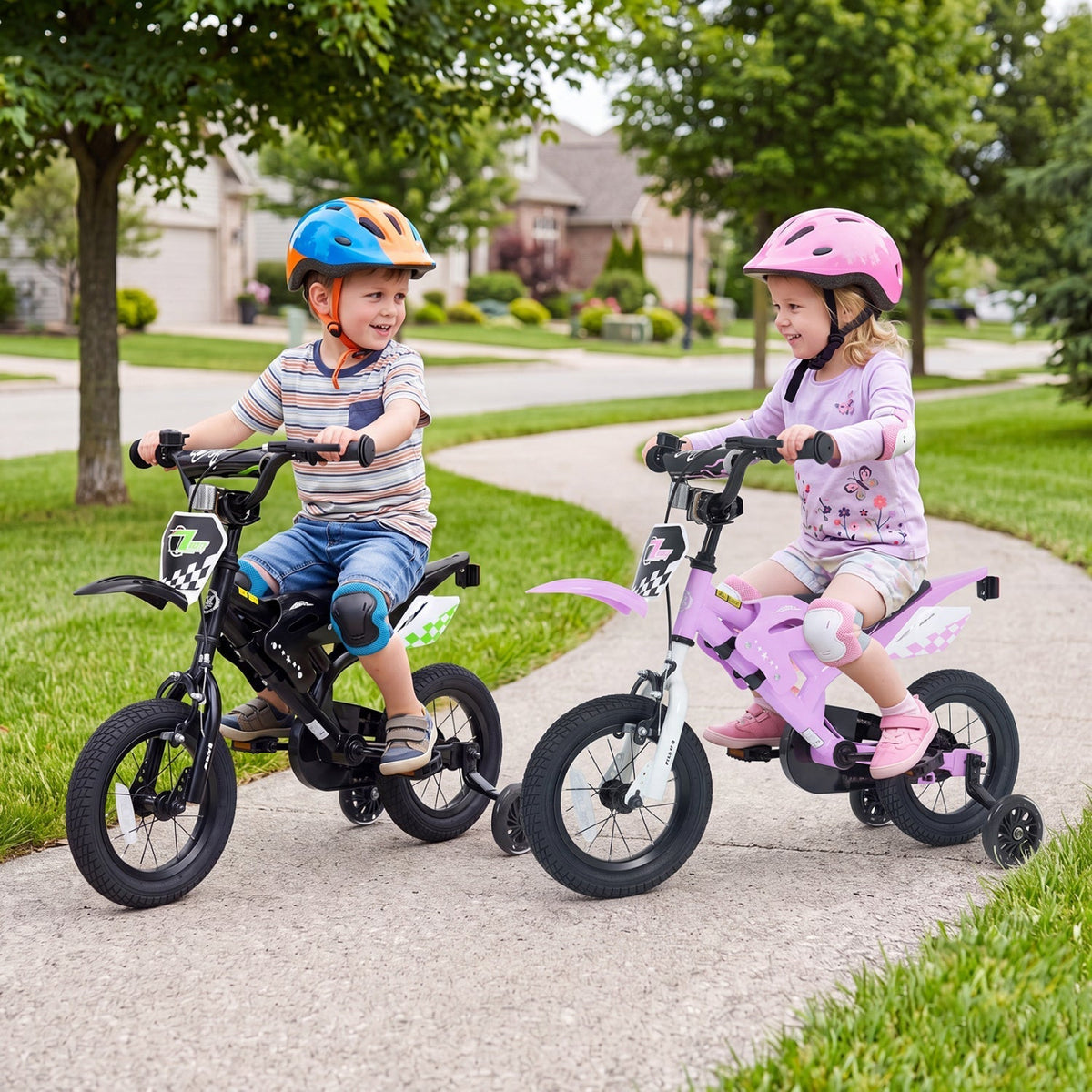 12 Inch Kids Bike with Training Wheels Ages 3-4Kids BikeTorqelo.com
