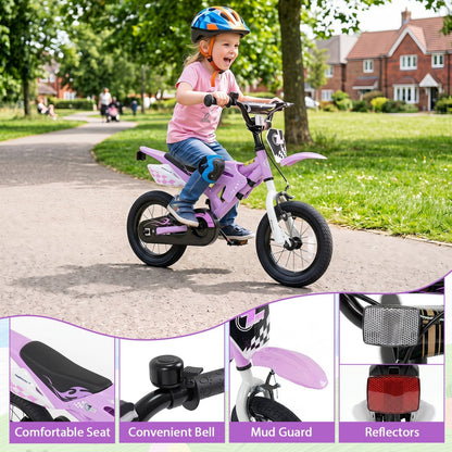 12 Inch Kids Bike with Training Wheels Ages 3-4Kids BikeTorqelo.com