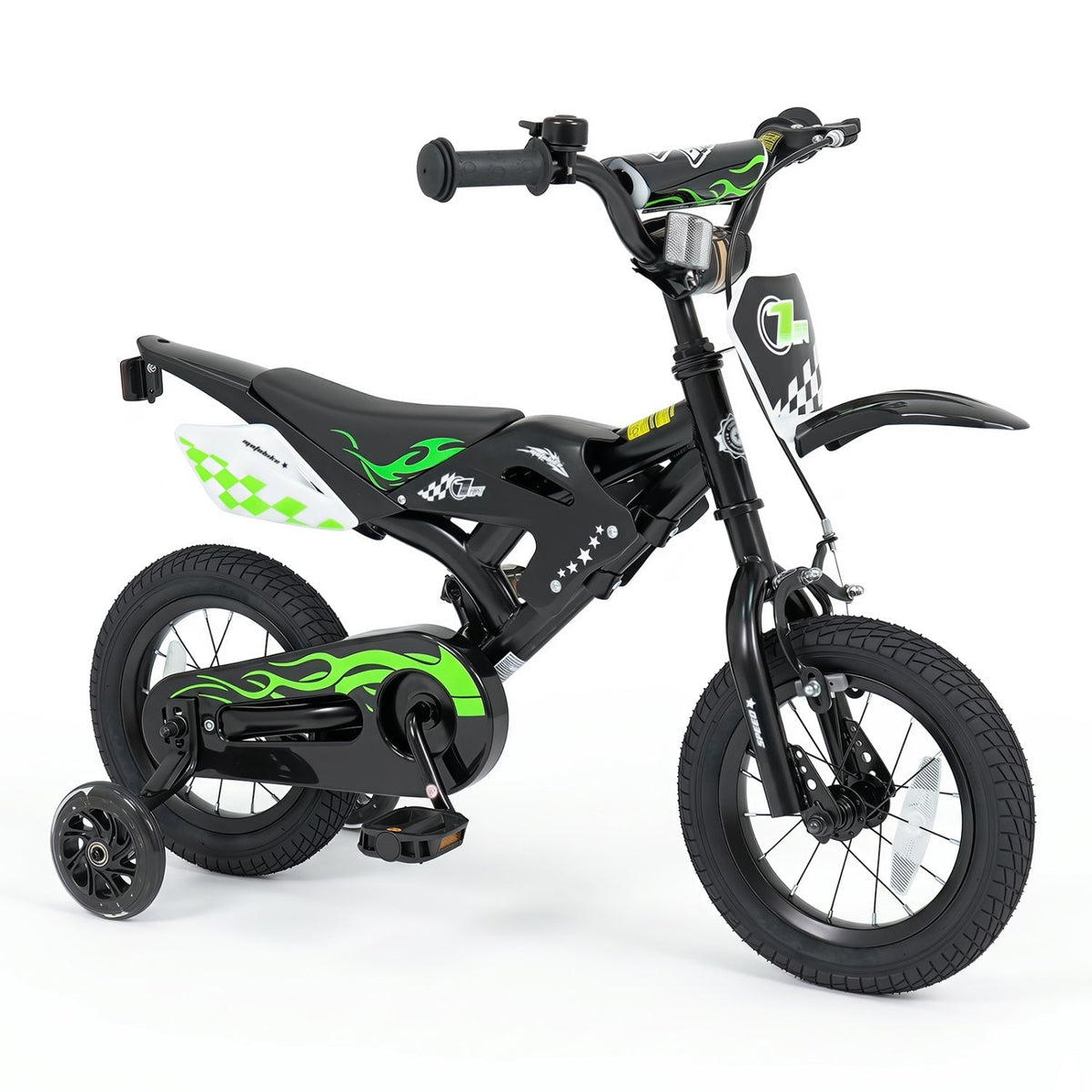12-inch kids bike with training wheels for ages 3-4, GBruno Store, view 3