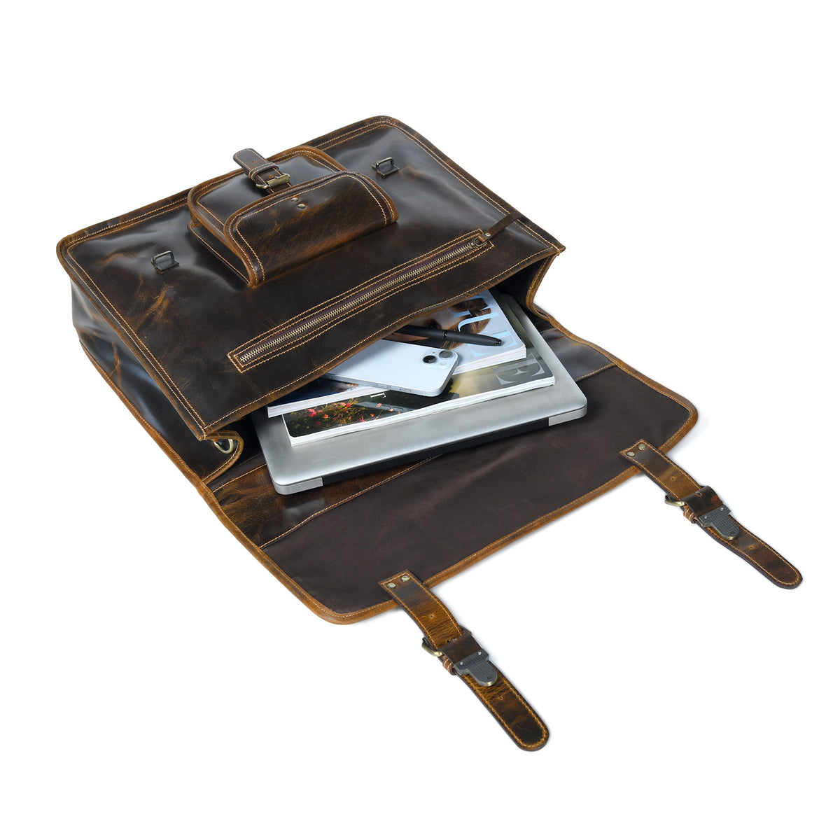 MaheTri Old School by Classy Leather Bags