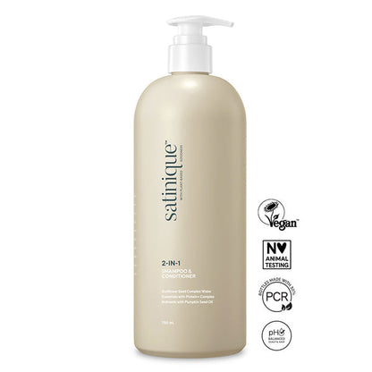Satinique 2-in-1 Shampoo and Conditioner 750ml by Beauty Care Bag