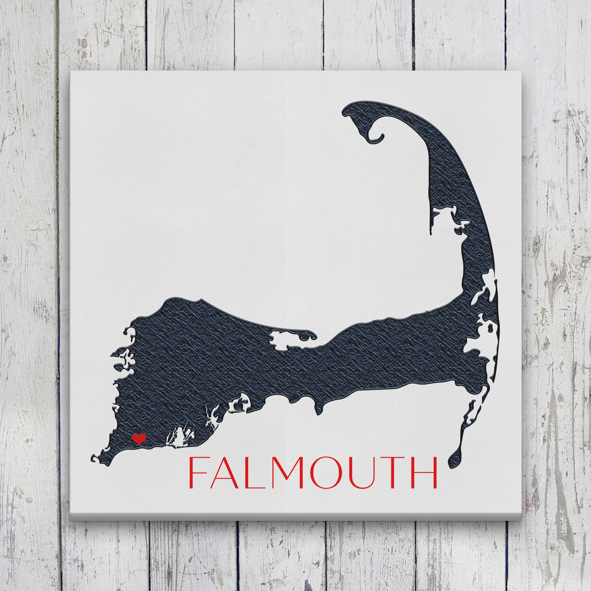 Cape Cod Canvas Customizable Silhouette Wall Decor by Off The Square Designs