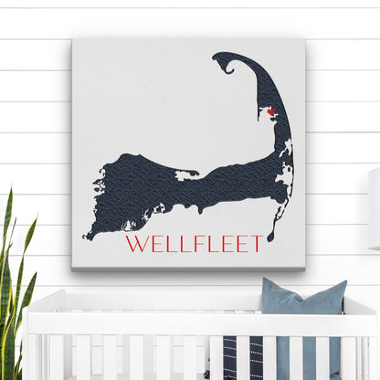 Cape Cod Canvas Customizable Silhouette Wall Decor by Off The Square Designs