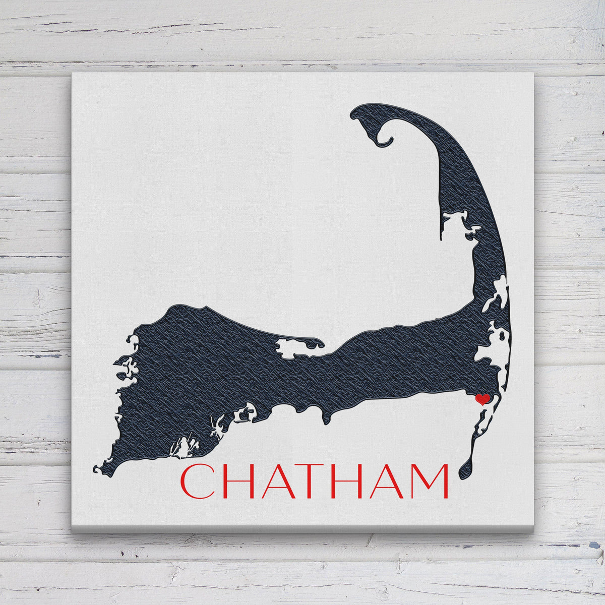 Cape Cod Canvas Customizable Silhouette Wall Decor by Off The Square Designs
