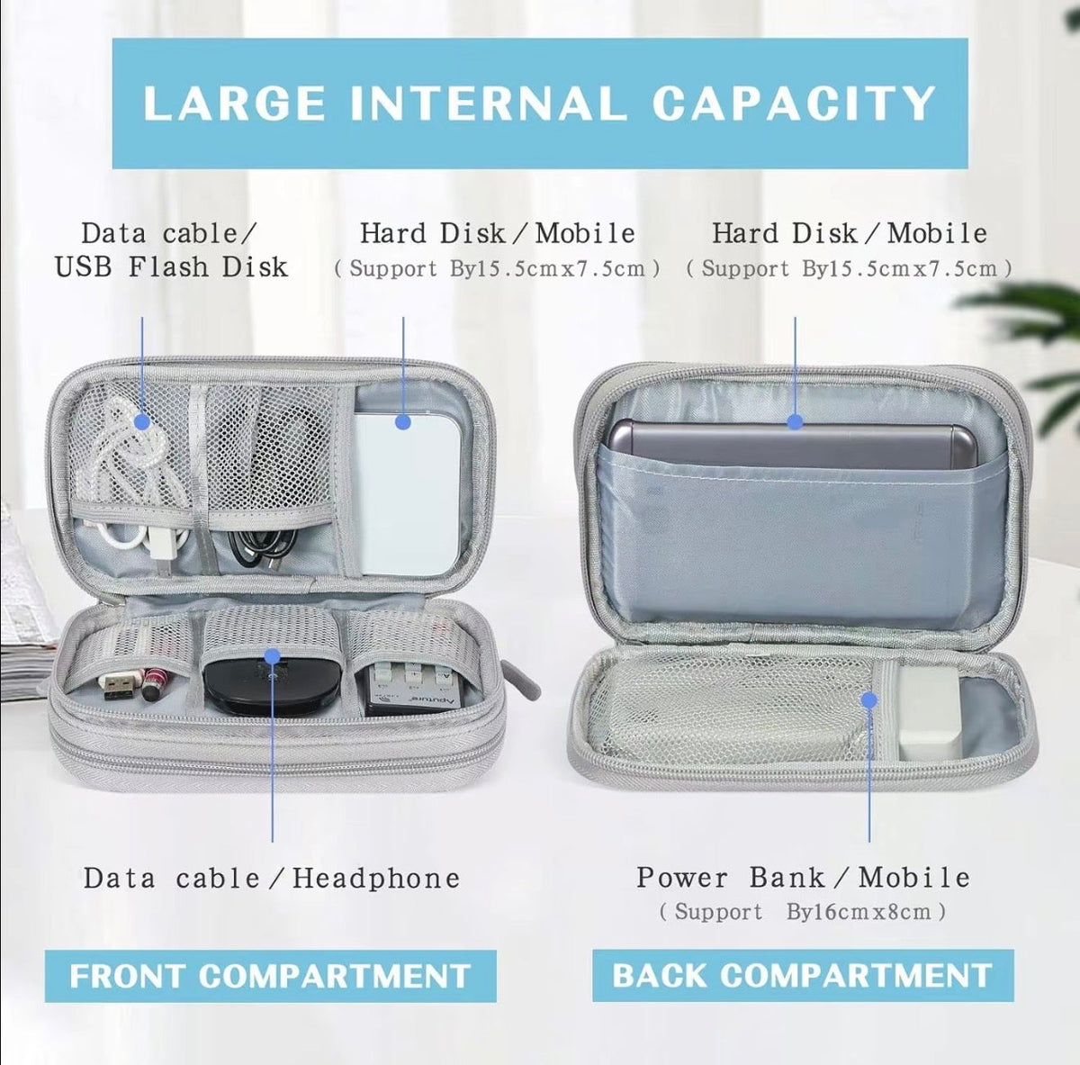 TechNest Travel Organizer Pouch by V.I.P Digital Presence