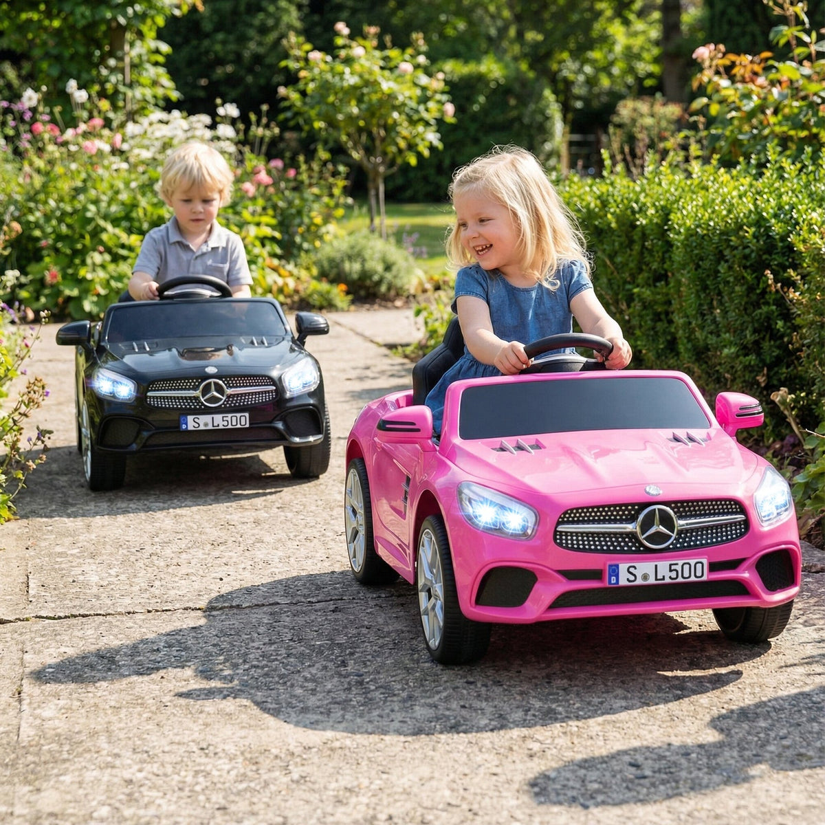 12V Kids Ride on Car Licensed Mercedes-Benz with Remote and Music by GBruno Store