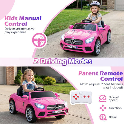 12V Kids Ride on Car Licensed Mercedes-Benz with Remote and Music by GBruno Store