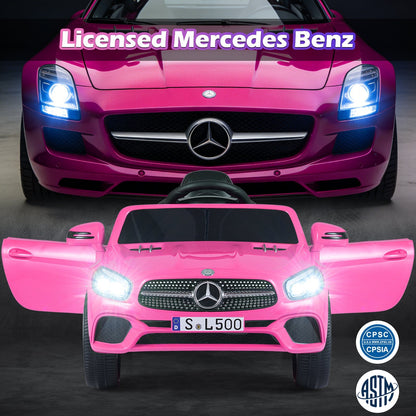 12V Kids Ride on Car Licensed Mercedes-Benz with Remote and Music by GBruno Store