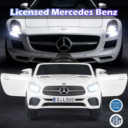 12V Kids Ride on Car Licensed Mercedes-Benz with Remote and Music by GBruno Store