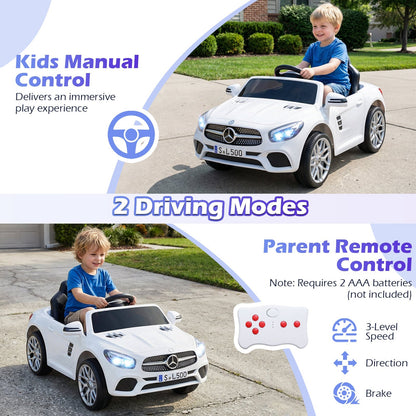 12V Kids Ride on Car Licensed Mercedes-Benz with Remote and Music by GBruno Store