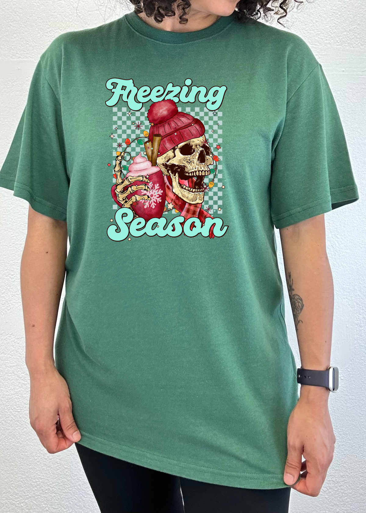 Freezing Season unisex bamboo graphic T-shirt – view 7