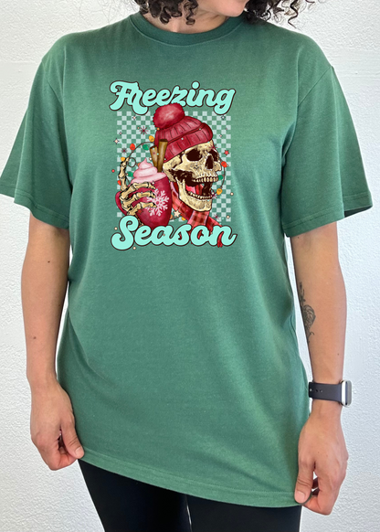 Freezing Season unisex bamboo graphic T-shirt – view 7