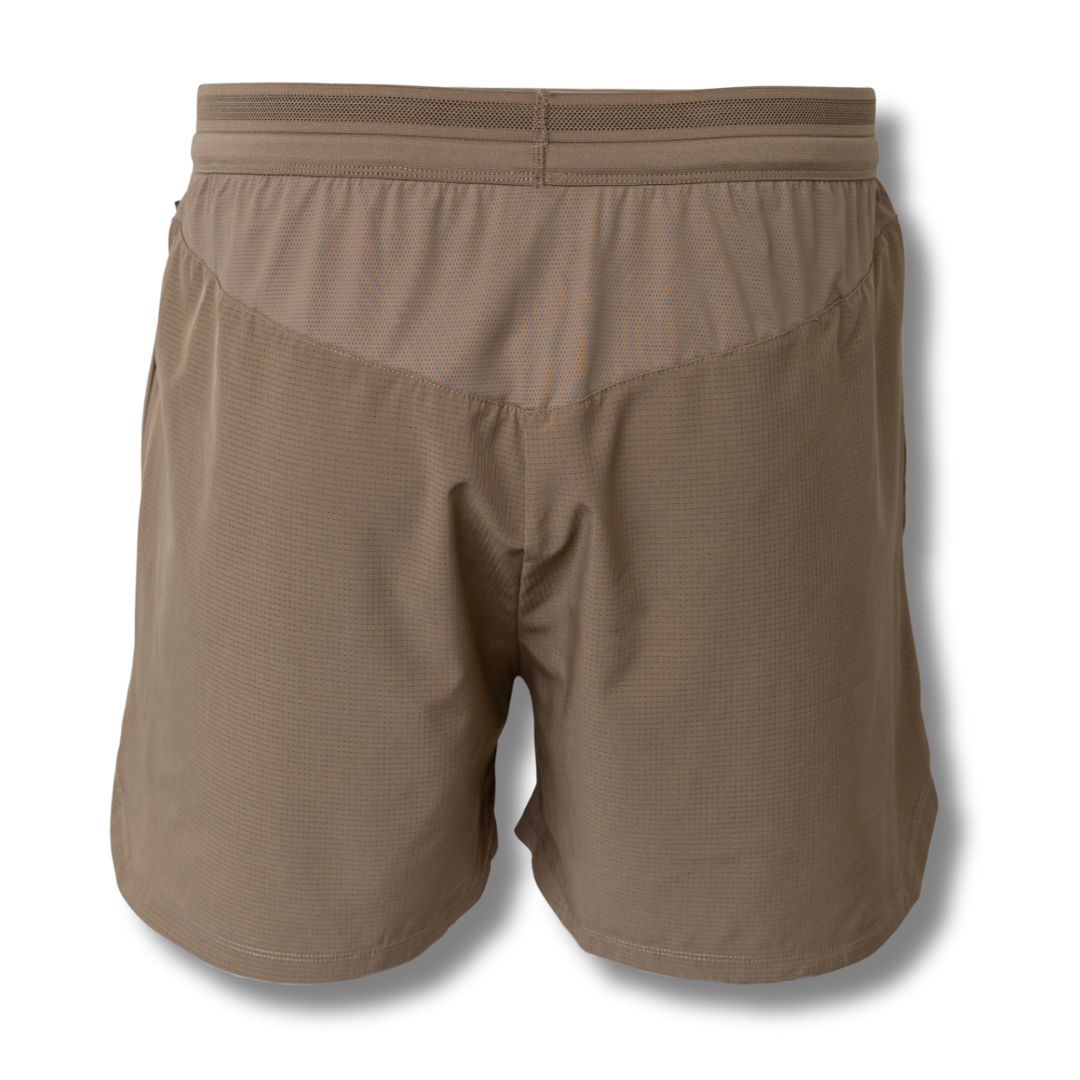 MEN’S | HYBRIFLEX SHORT : TAN by Alpha Country Training + Nutrition