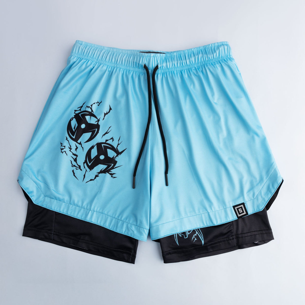 The Copy Ninja 2-in-1 lined shorts with compression liner