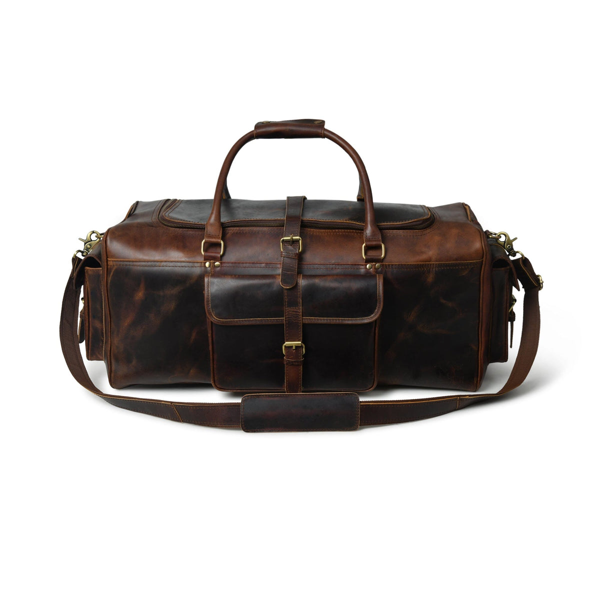 The Stellan Buffalo Duffel by Classy Leather Bags