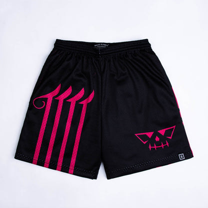 Mochi anime mesh shorts with sublimated design