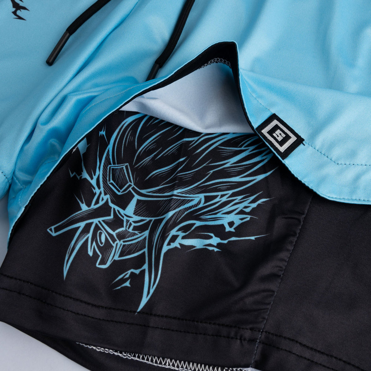 The Copy Ninja 2-in-1 lined shorts – view 3