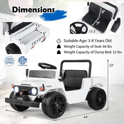 12V Electric Ride On Truck with Dump Bed and Remote ControlRide-On ToyTorqelo.com