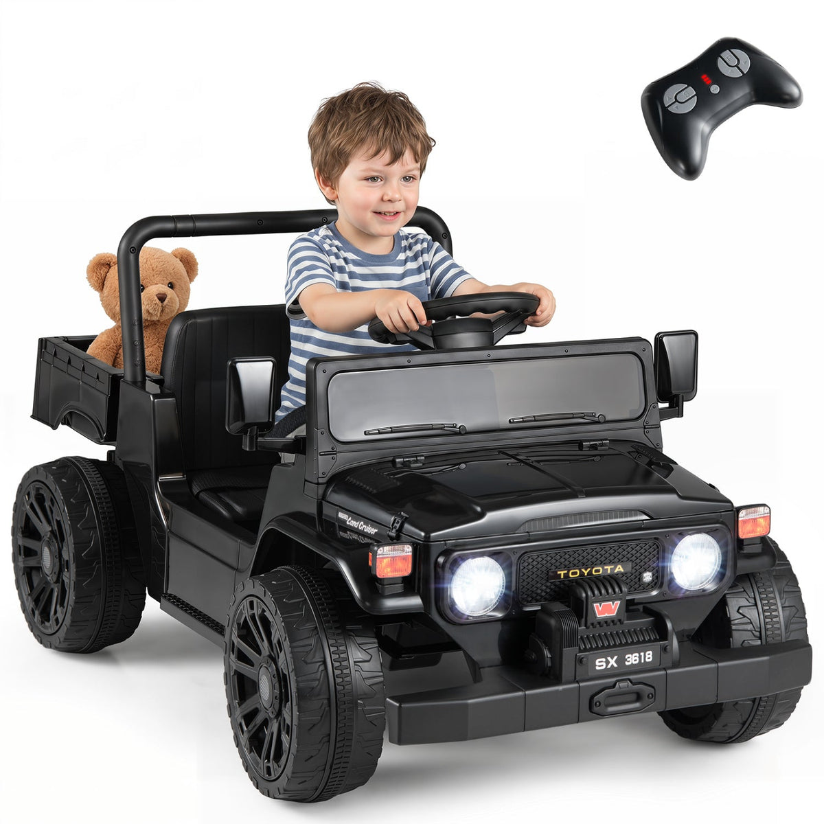 12V electric ride-on dump truck with remote, GBruno Store, view 10