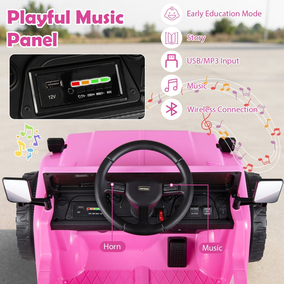 12V electric ride-on dump truck with remote, GBruno Store, view 6