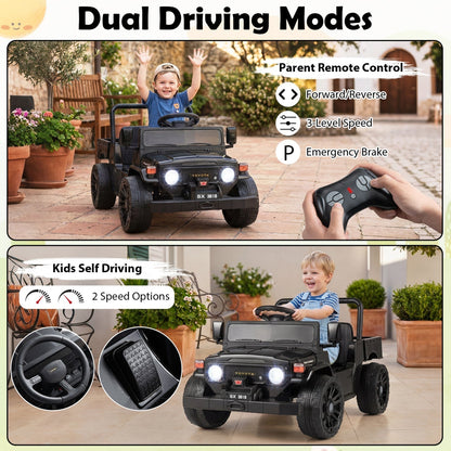 12V Electric Ride On Truck with Dump Bed and Remote ControlRide-On ToyTorqelo.com