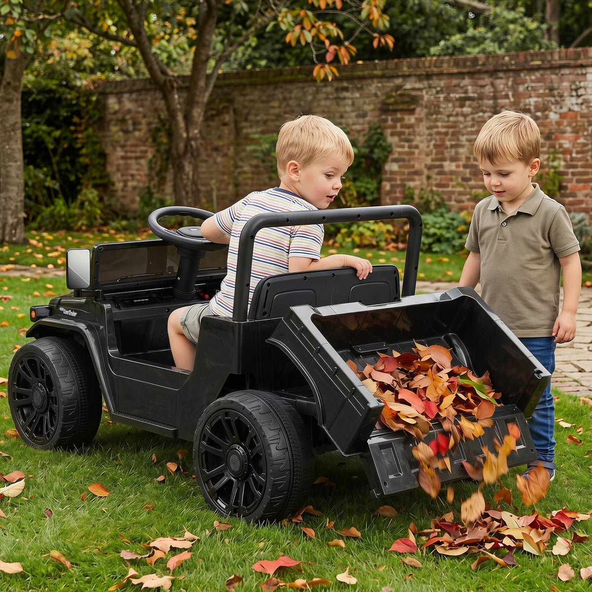12V electric ride-on dump truck with remote, GBruno Store, view 9