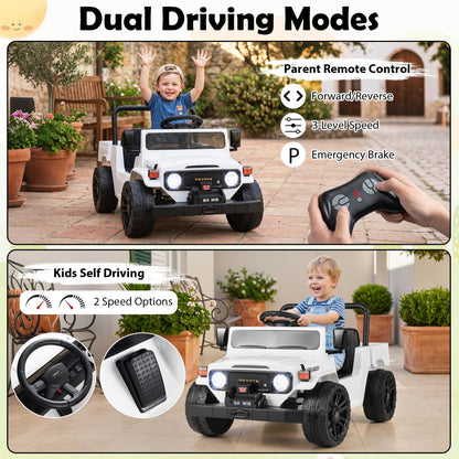 12V Electric Ride On Truck with Dump Bed and Remote ControlRide-On ToyTorqelo.com