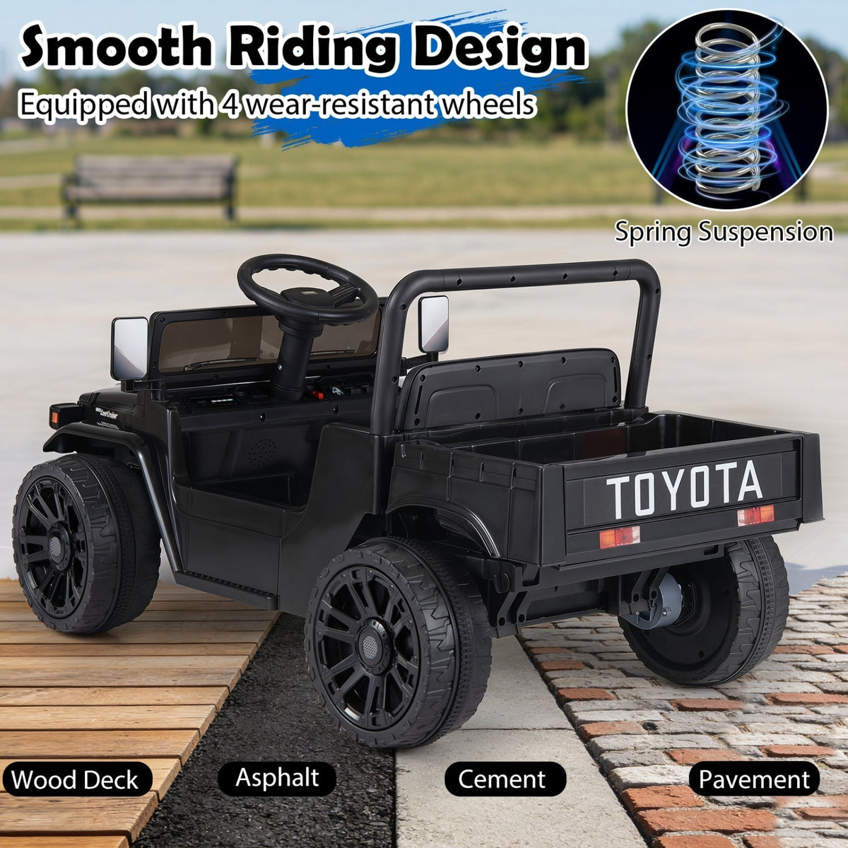 12V Electric Ride On Truck with Dump Bed and Remote ControlRide-On ToyTorqelo.com