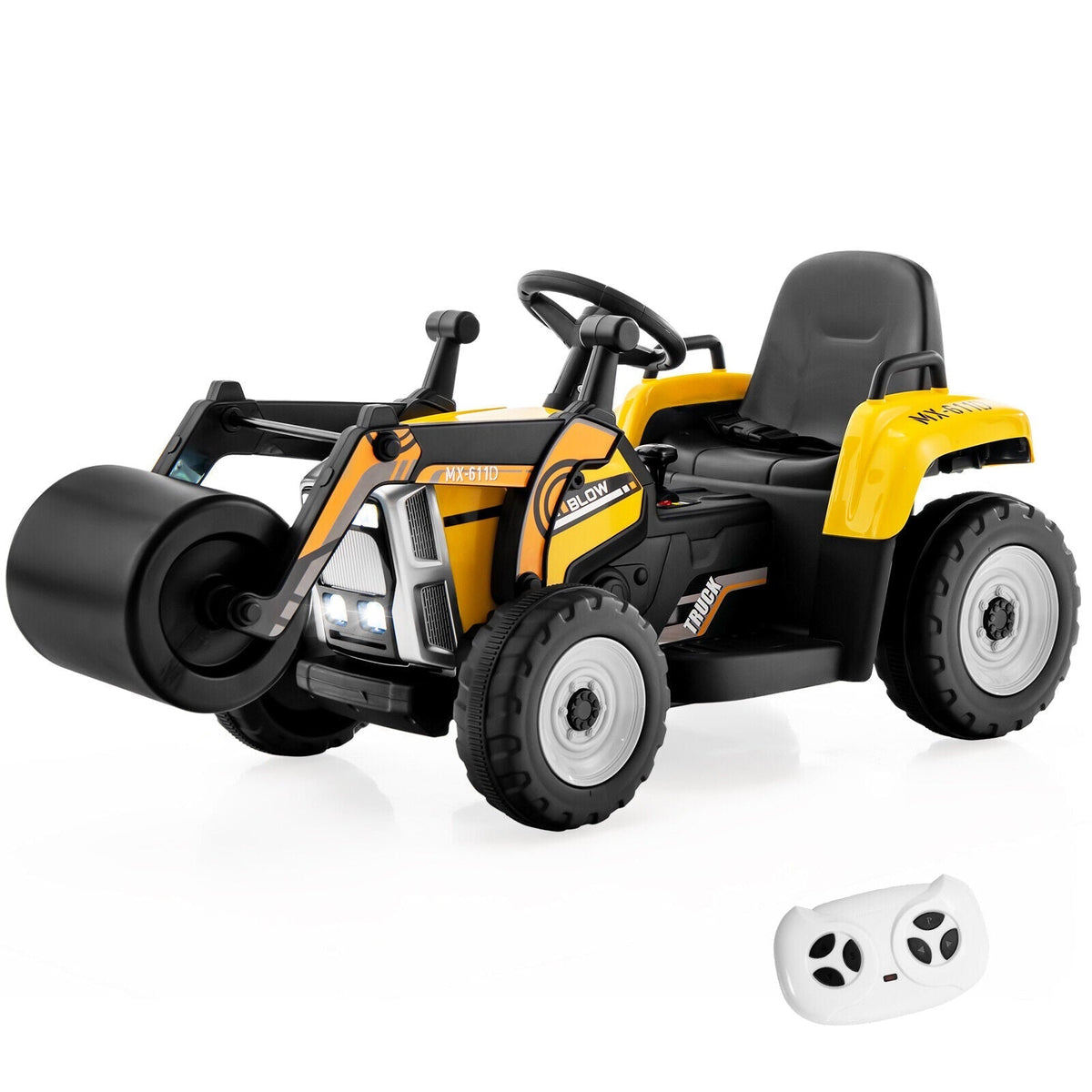 12V kids ride-on road roller with remote control, GBruno Store