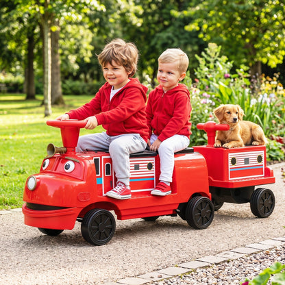 Licensed Chuggington 12V 3-seater ride-on train with detachable carriage, GBruno Store, view 9