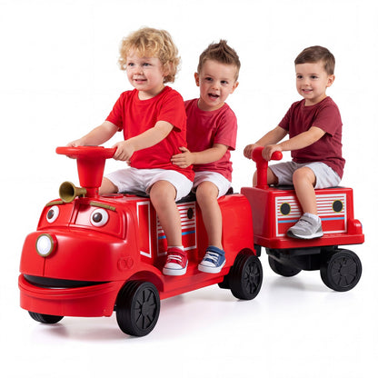 Licensed Chuggington 12V 3-seater ride-on train with detachable carriage, GBruno Store, view 12