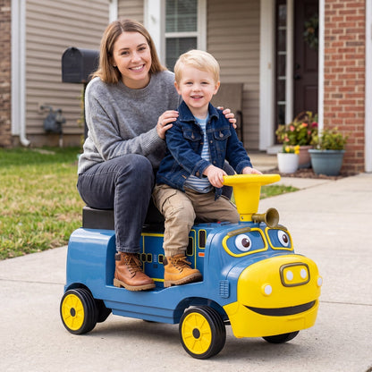 Licensed Chuggington 12V 3-seater ride-on train with detachable carriage, GBruno Store, view 2