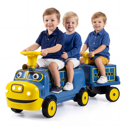 Licensed Chuggington 12V 3-seater ride-on train with detachable carriage, GBruno Store, view 4