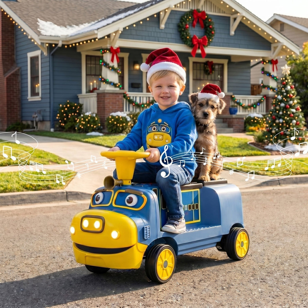 Licensed Chuggington 12V ride-on train with adjustable seat and music, GBruno Store, view 10