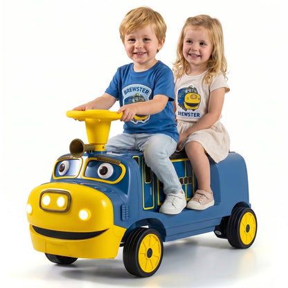 12V kids ride-on train with adjustable seat and storage, GBruno Store, view 12